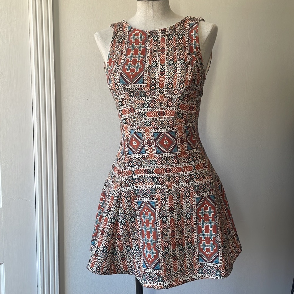 Reserved Italian Fit and Flare Mini Dress - Xs/S